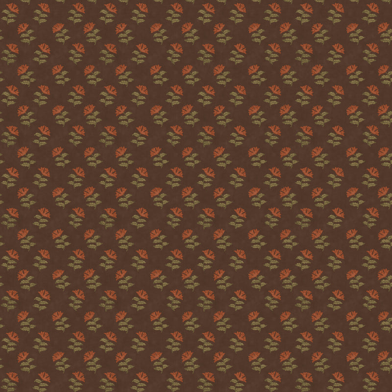 MULBERRY - MULBERRY SPRIG- ESPRESSO - Wallcovering by the Roll ESPRESSO