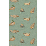 MULBERRY - DUCK POND- TEAL - Wallcovering by the Roll