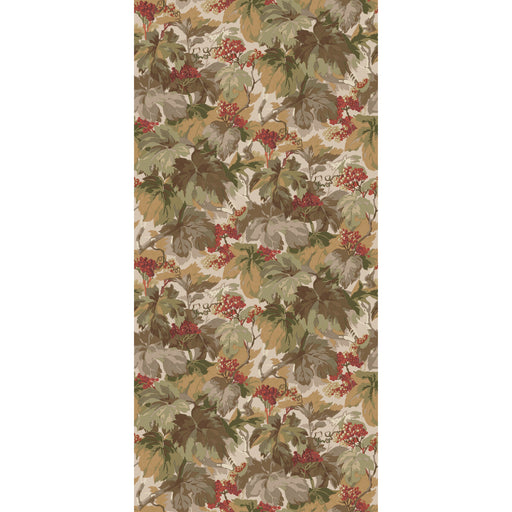 MULBERRY - COUNTRY WALK- RED/GREEN - Wallcovering by the Roll RED/GREEN