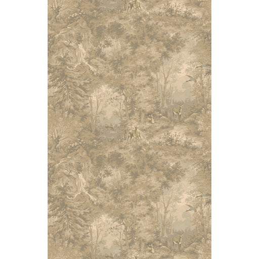 MULBERRY - MULBERRY WOODLAND- WOODSMOKE - Wallcovering by the Roll WOODSMOKE