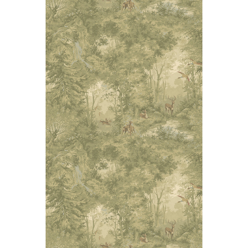 MULBERRY - MULBERRY WOODLAND- MISTY MORNING - Wallcovering by the Roll MISTY MORNING