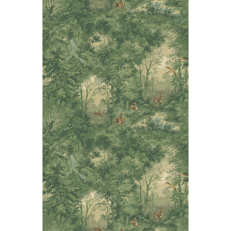 MULBERRY - GRAND MULBERRY WOODLAND- SUMMER - Wallcovering by the Roll SUMMER