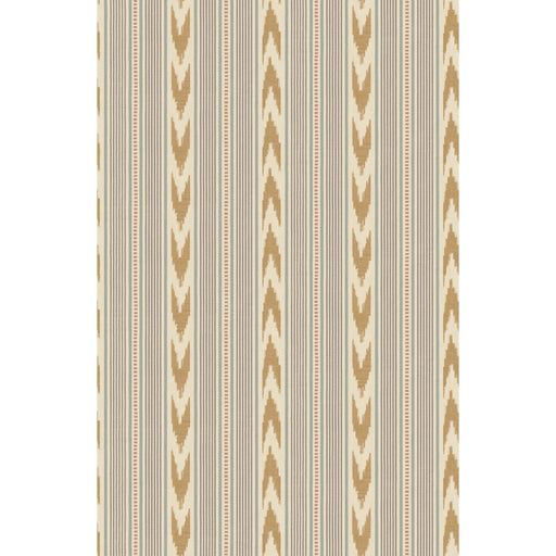 MULBERRY - NEWPORT STRIPE- BLUE/SAND - Wallcovering by the Roll BLUE/SAND