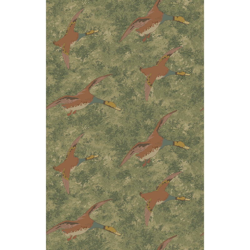 MULBERRY - FOREST DUCKS- LOVAT - Wallcovering by the Roll LOVAT