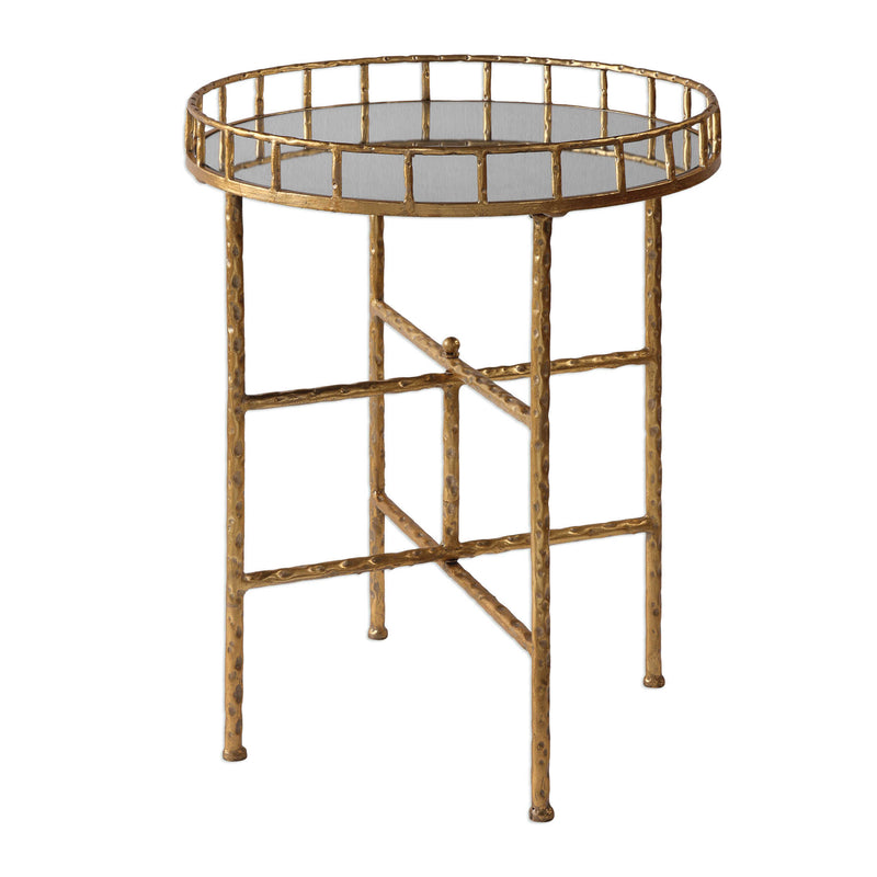 Uttermost Tilly Bright Gold Accent Table