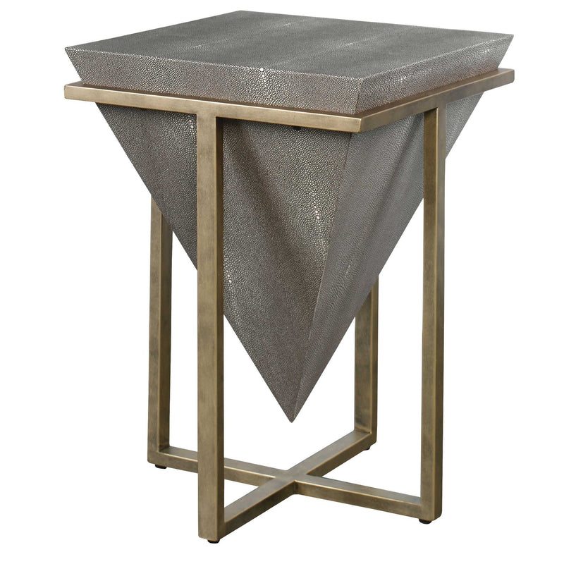Uttermost Bertrand Shagreen Accent Table