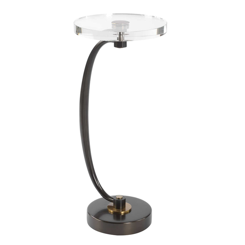 Uttermost Waveney Bronze Drink Table
