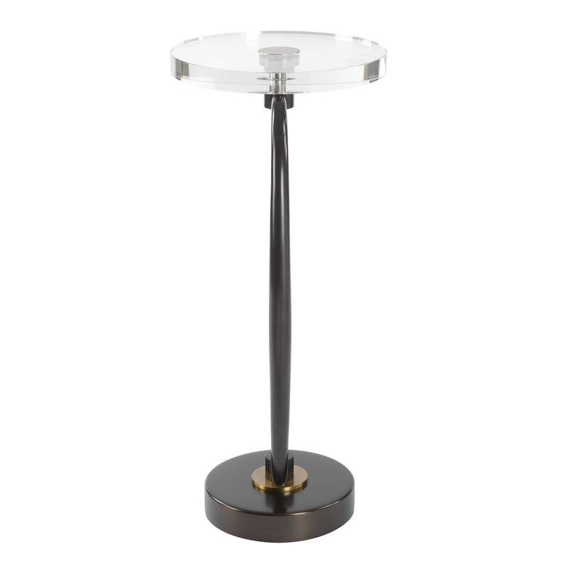 Uttermost Waveney Bronze Drink Table