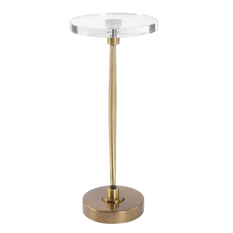 Uttermost Waveney Brass Drink Table
