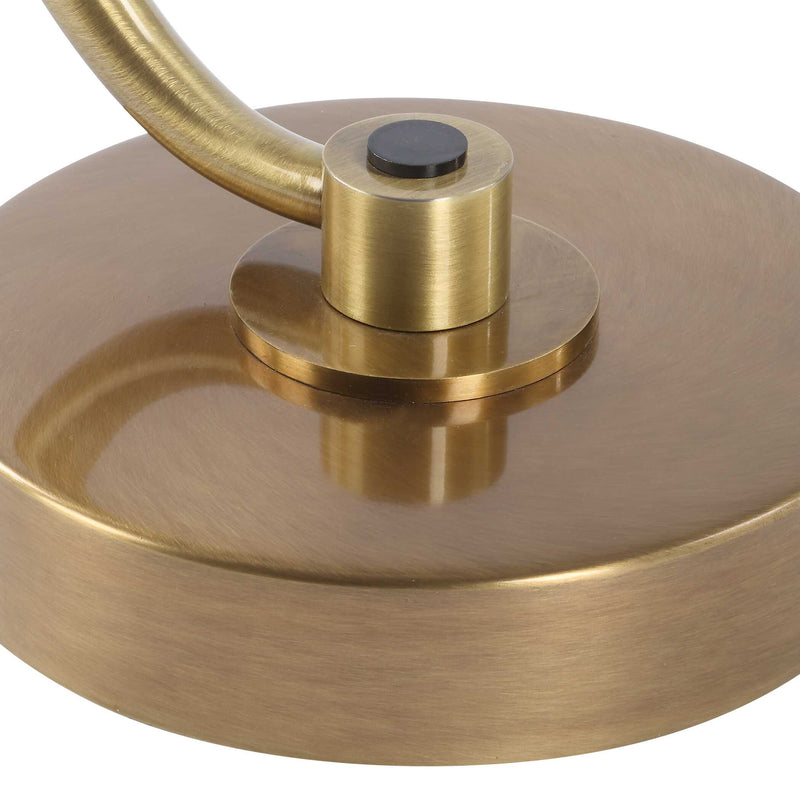 Uttermost Waveney Brass Drink Table