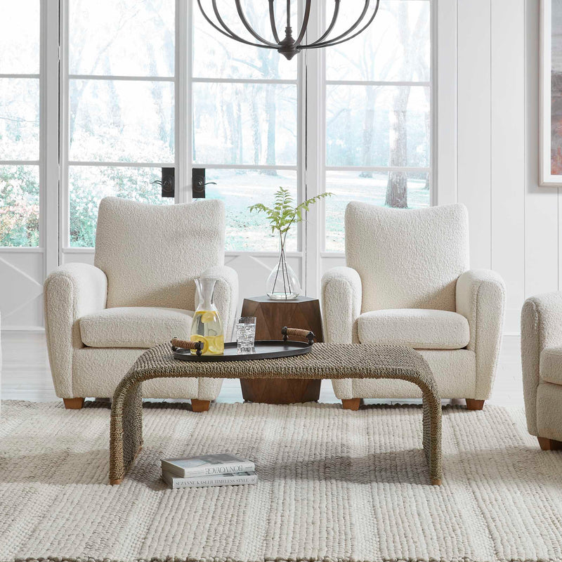 Uttermost Calabria Woven Seagrass Coffee Table