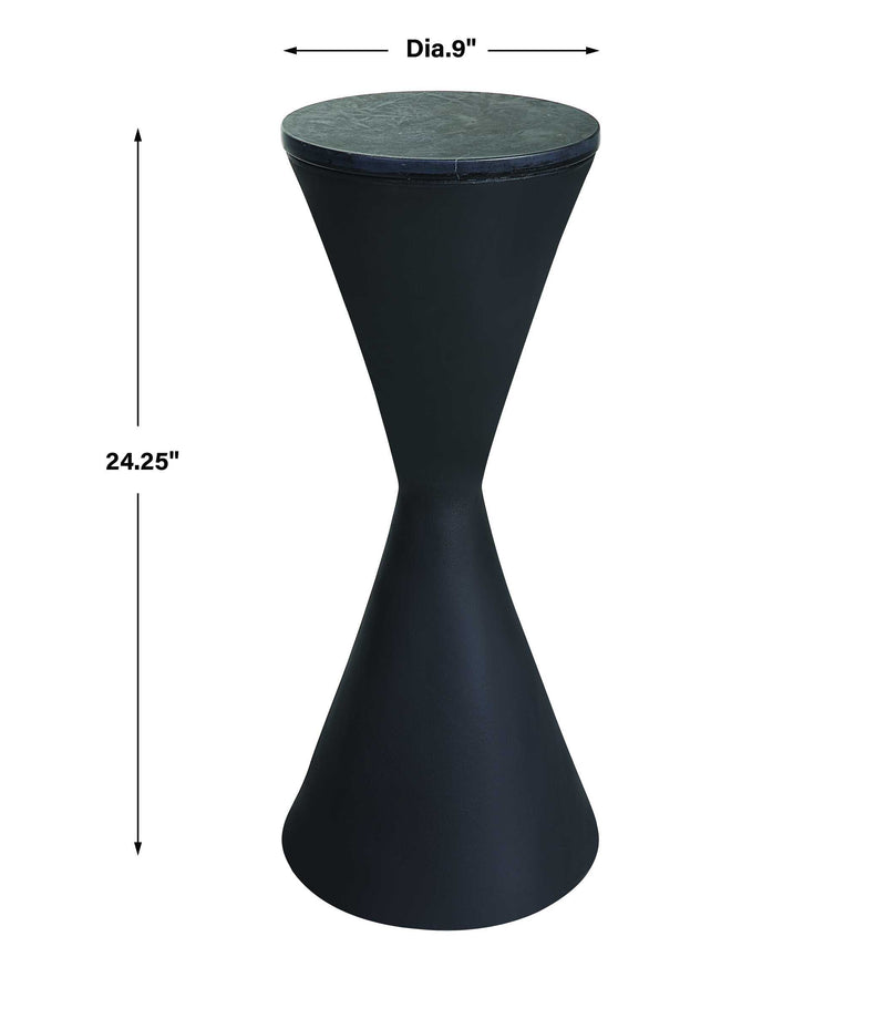Uttermost Time's Up Hourglass Shaped Drink Table