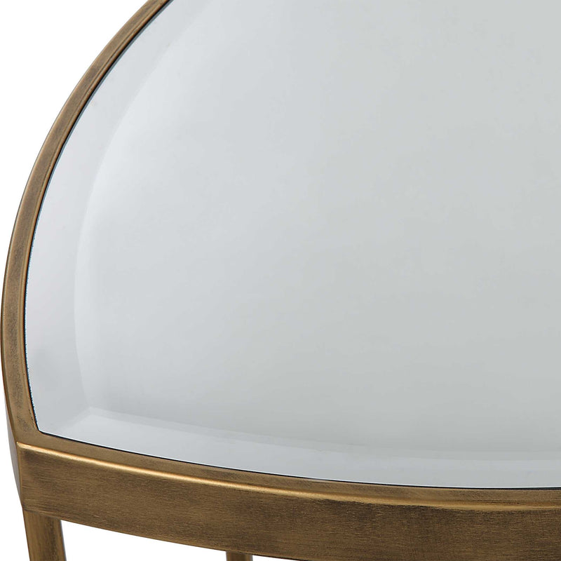Uttermost Vista Gold Nesting Tables Set Of 2