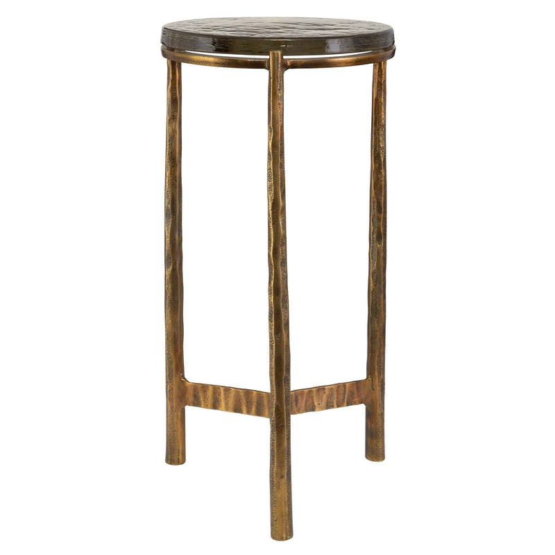 Uttermost Eternity Brass Accent Table