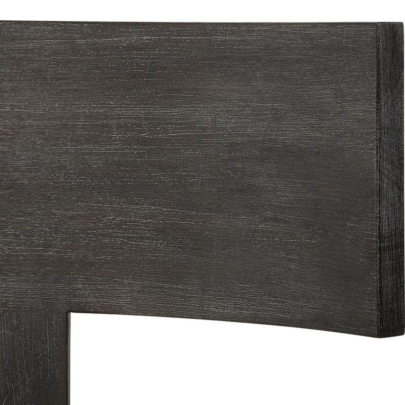 Uttermost Finlay Dark Walnut Accent Chair