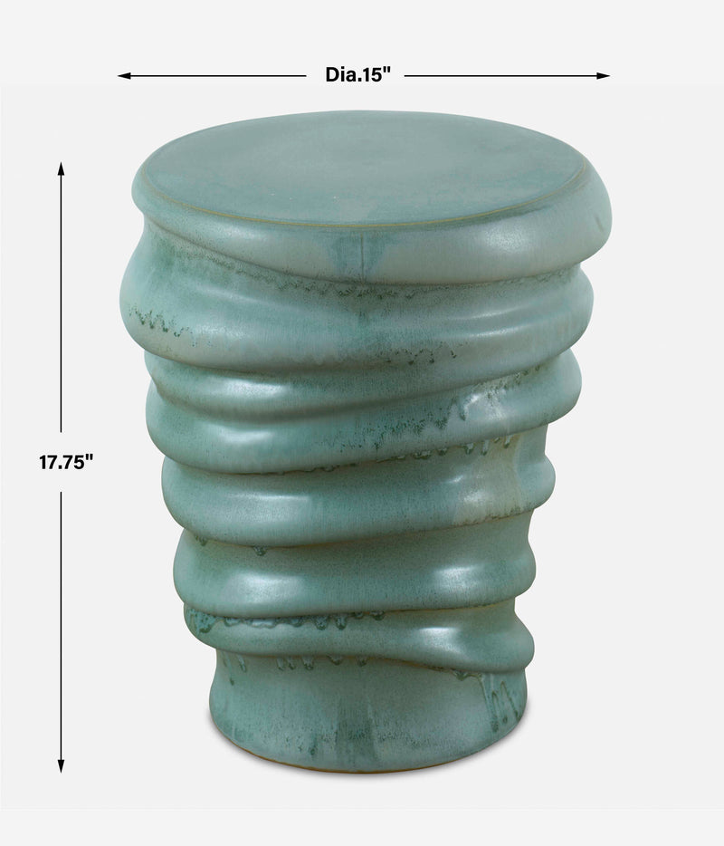 Uttermost Skye Modern Garden Stool
