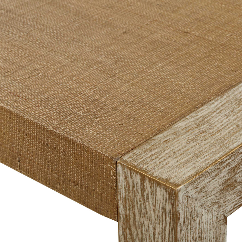 Uttermost Bentley Grasscloth Console Table