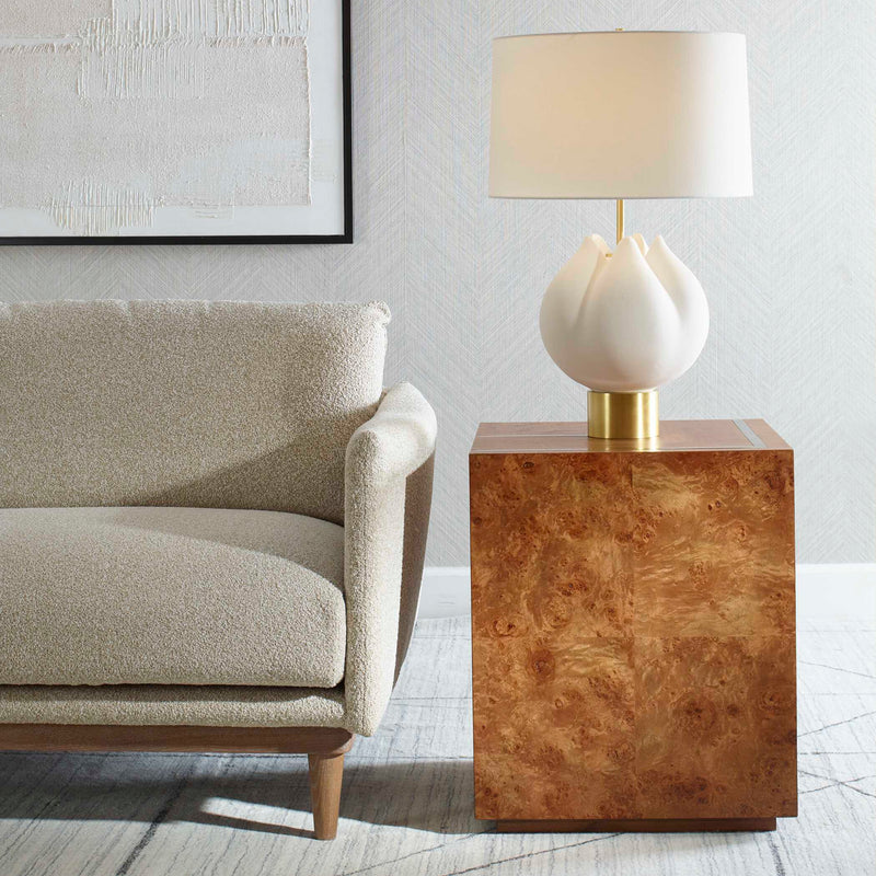Uttermost Seven Wonders Wooden Side Table