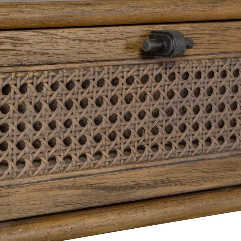 Uttermost Coast Rattan Console Table
