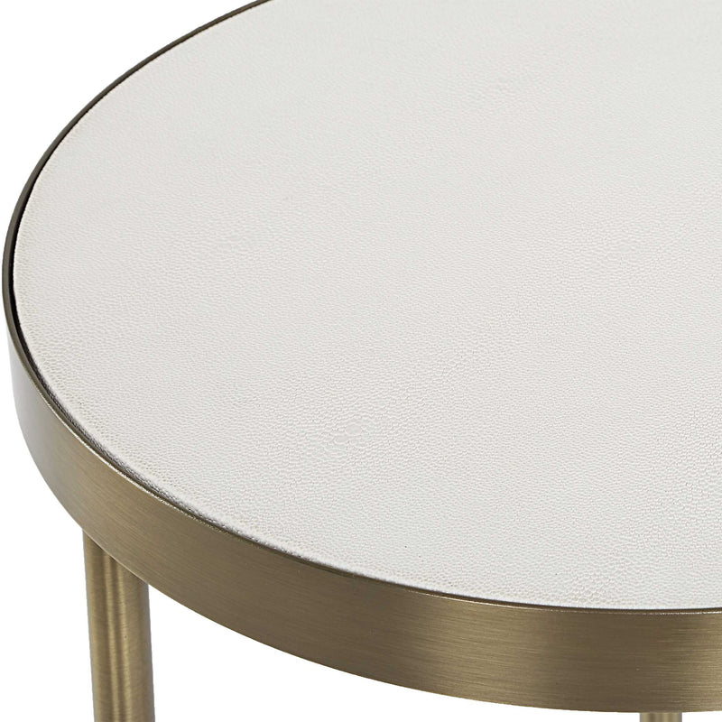 Uttermost Aragon White Nesting Tables Set/2