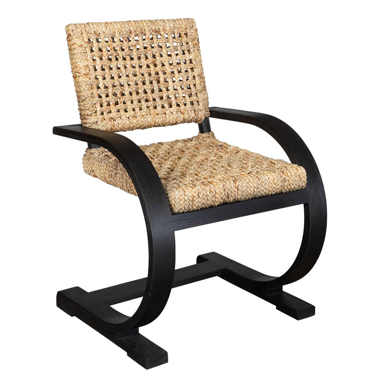 Uttermost Rehema Black Dining Chair