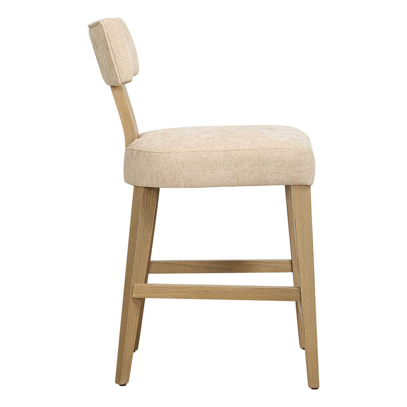 Uttermost Elysian Sand Counter Stool