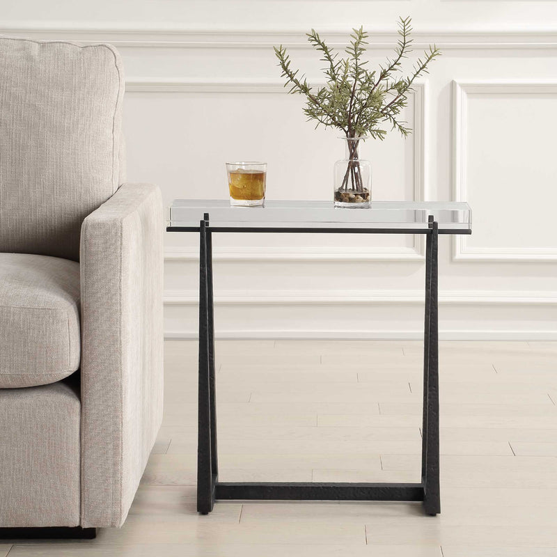 Uttermost Midas Bronze Accent Table