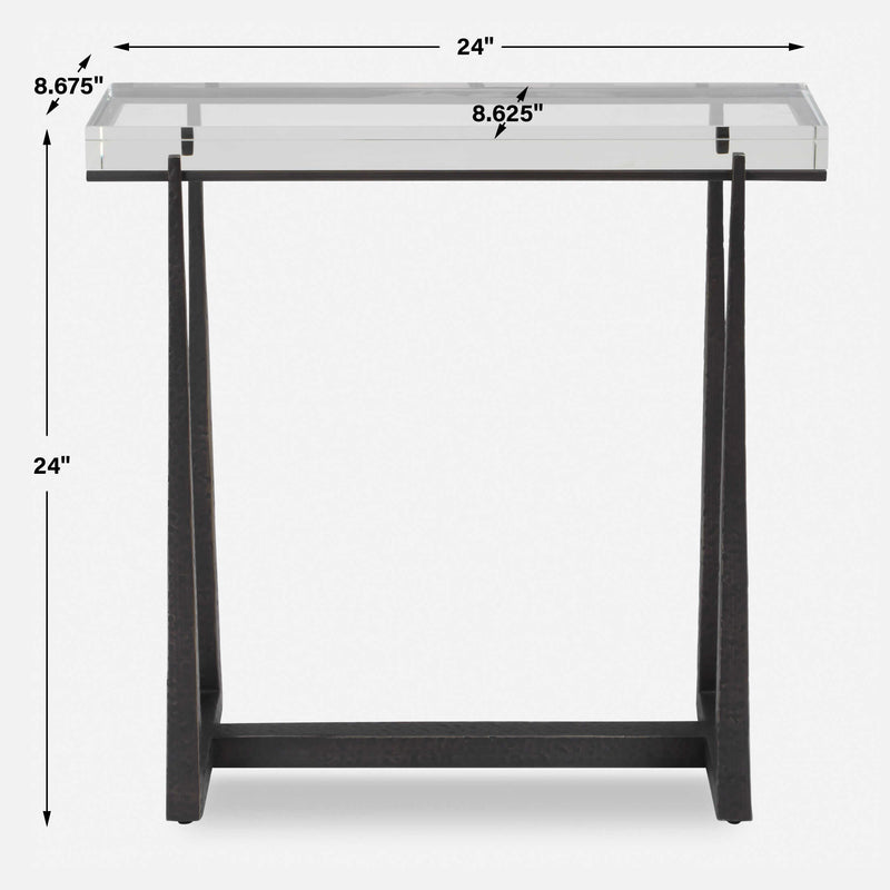 Uttermost Midas Bronze Accent Table