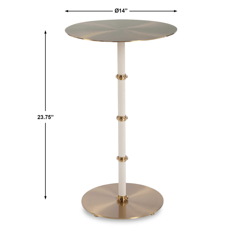 Uttermost Cyprus Brass Accent Table