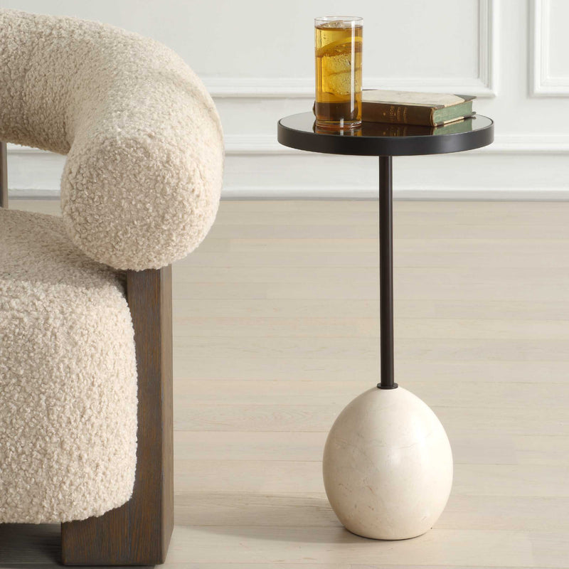 Uttermost Odesa Marble Accent Table