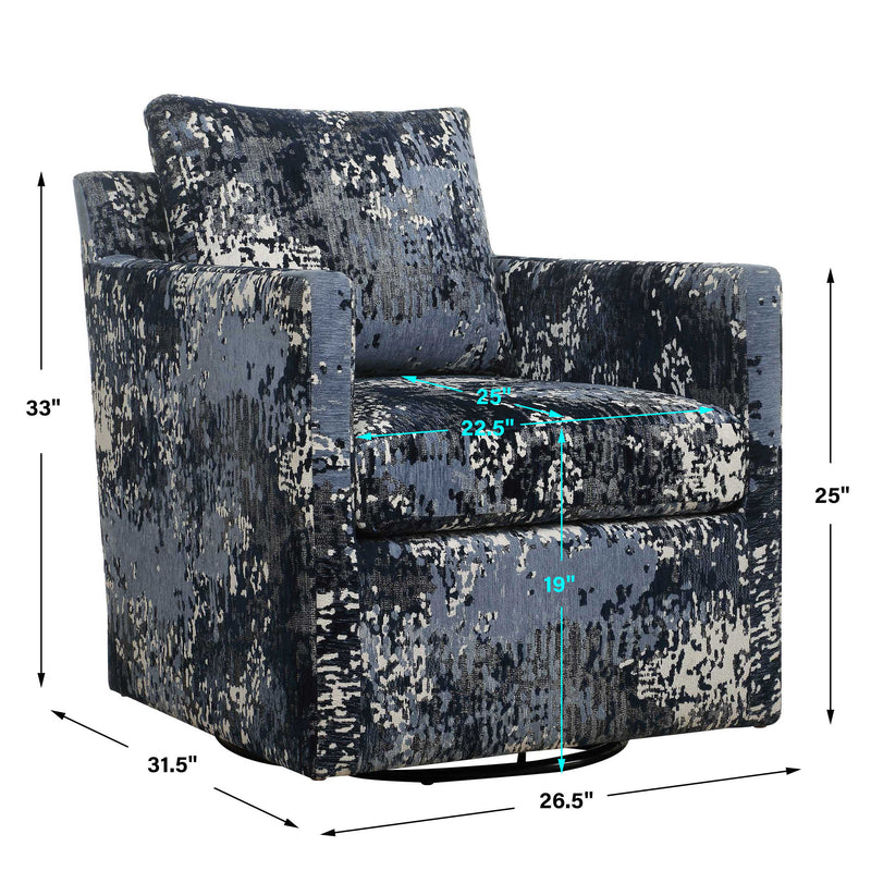 Uttermost Tisdell Patterned Swivel/Glider