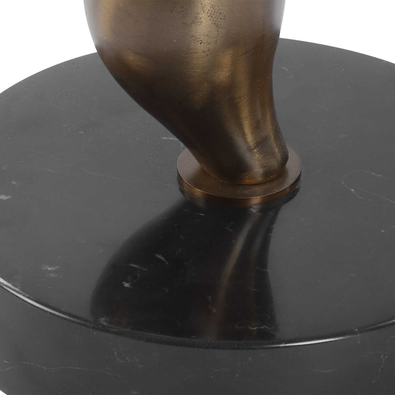 Uttermost Remolino Bronze Drink Table
