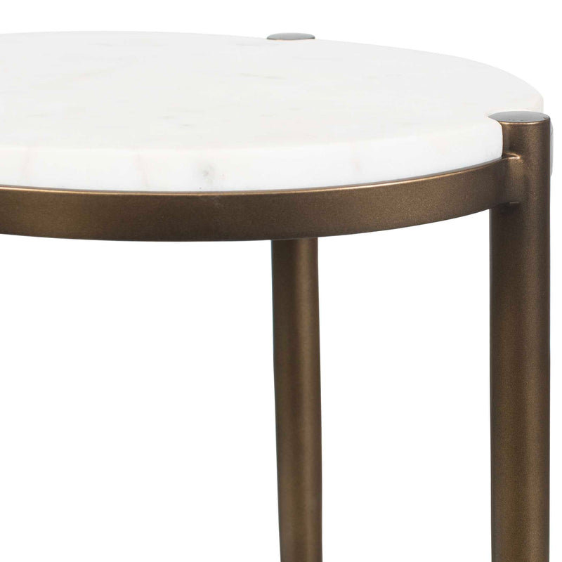 Uttermost Mercier Round Marble Accent Table