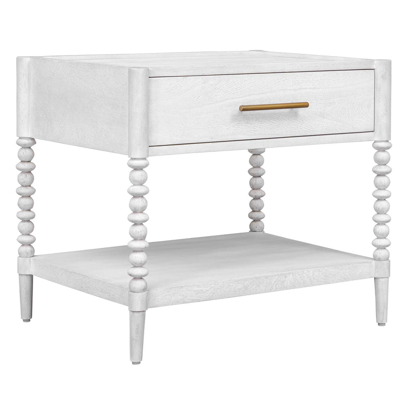 Uttermost Bales Off-White Side Table