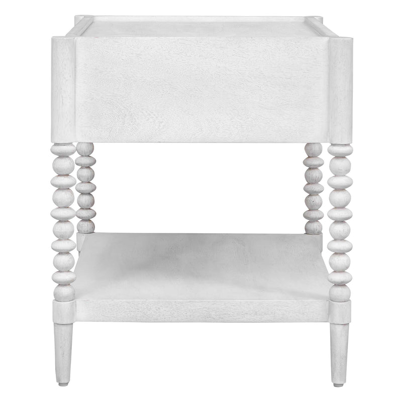 Uttermost Bales Off-White Side Table