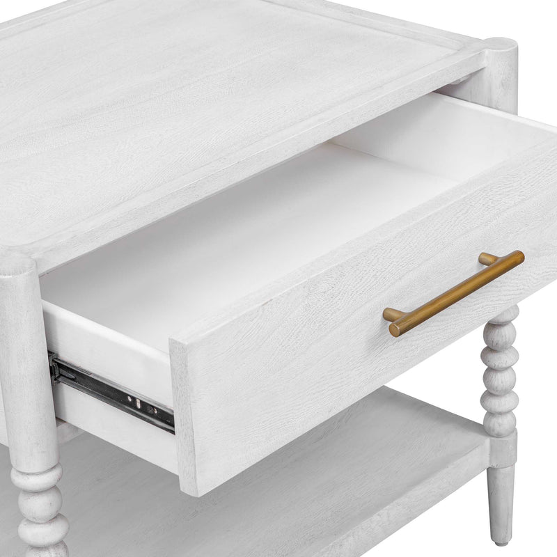 Uttermost Bales Off-White Side Table
