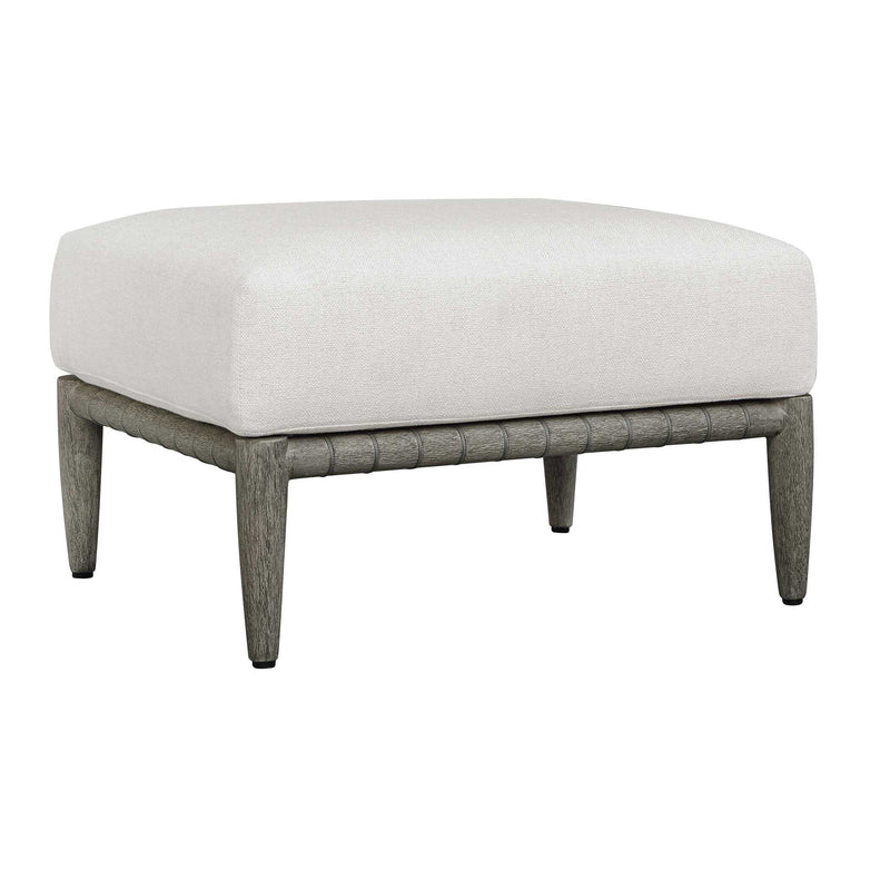 Uttermost Borneo White Cushion Outdoor Ottoman