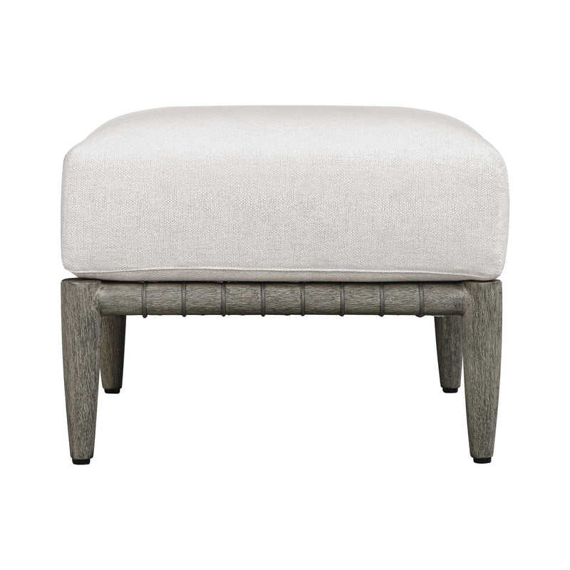 Uttermost Borneo White Cushion Outdoor Ottoman