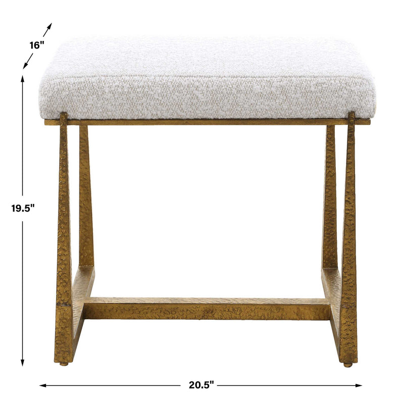 Uttermost Midas Gold Small Bench