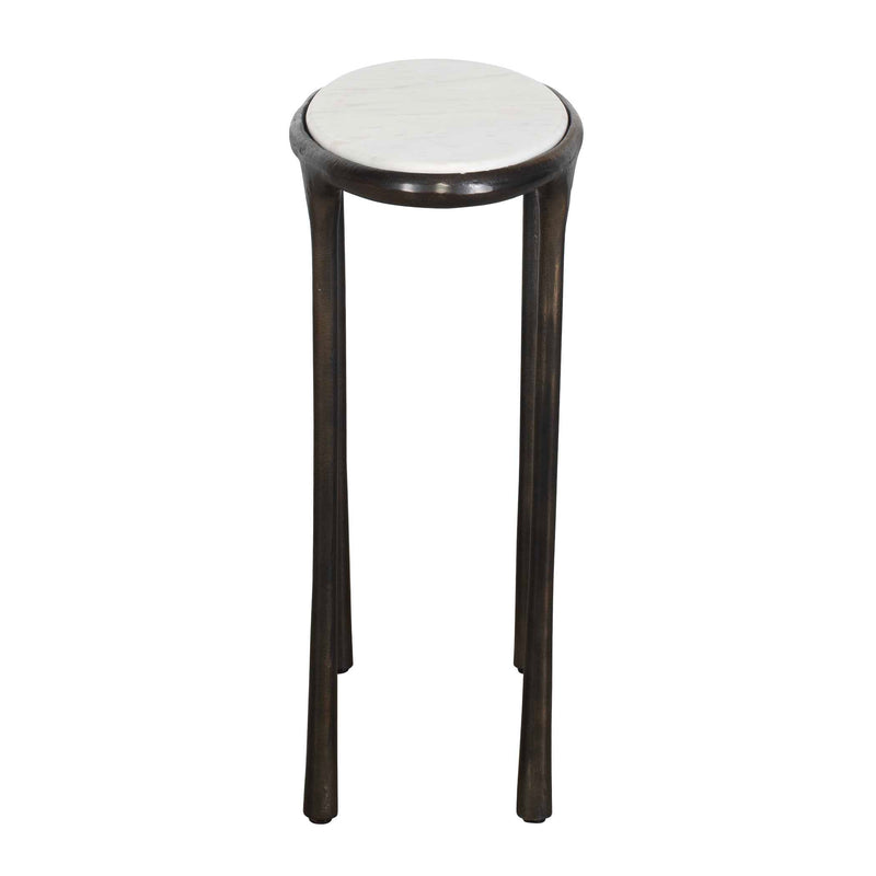 Uttermost Ata Dark Bronze Accent Table