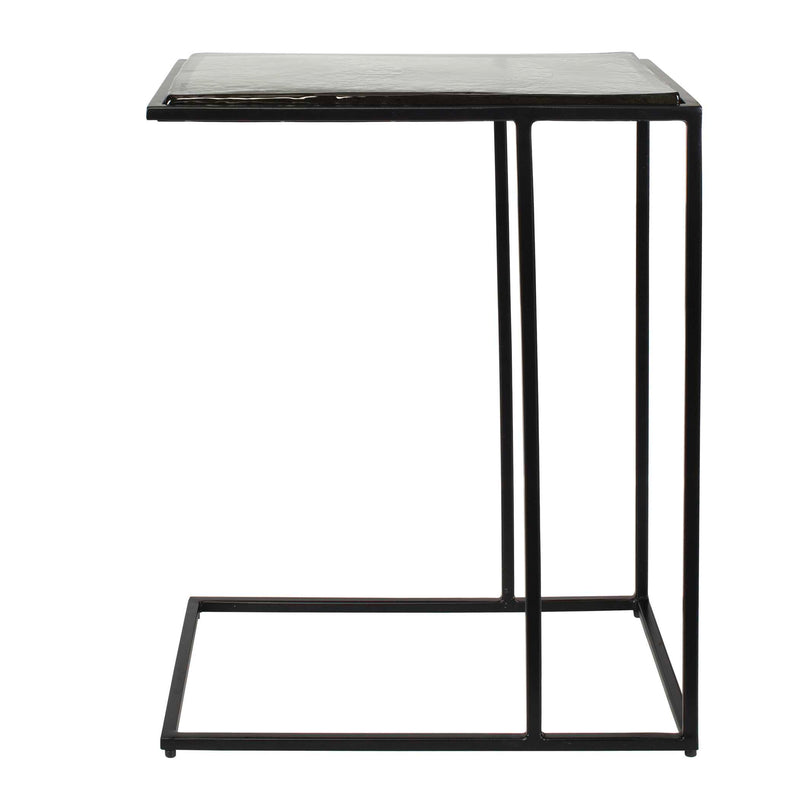 Uttermost Mateo Glass Top Accent Table