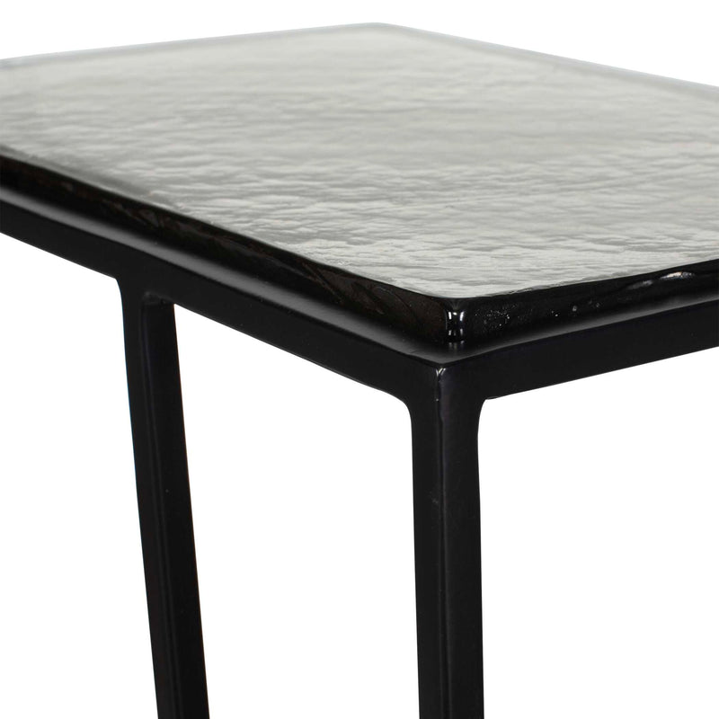 Uttermost Mateo Glass Top Accent Table