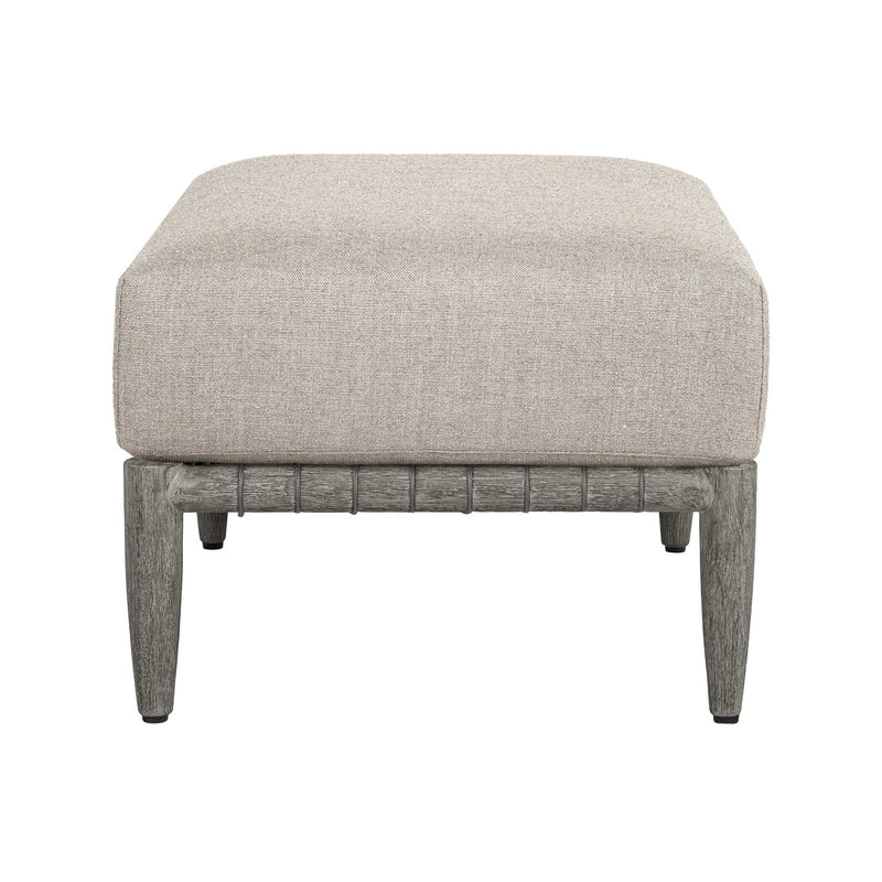 Uttermost Borneo Outdoor Dove Ottoman