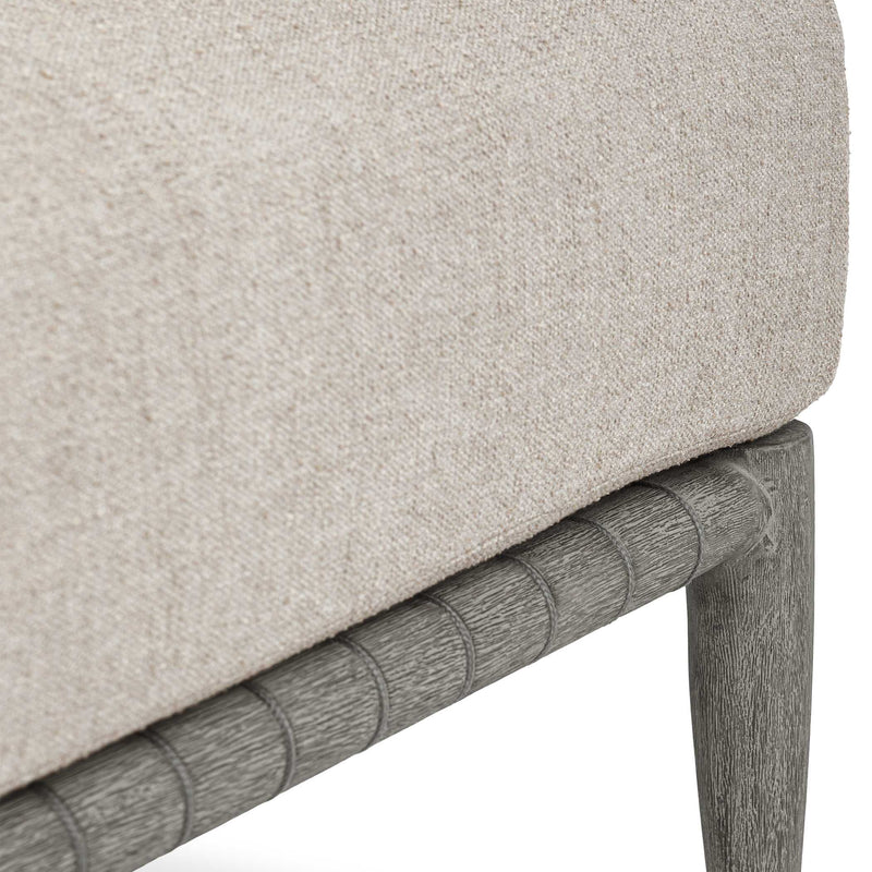 Uttermost Borneo Outdoor Dove Ottoman