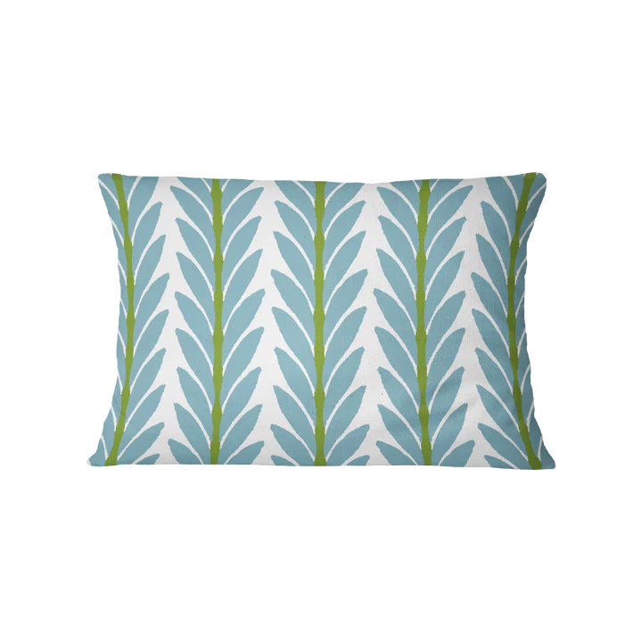 Laura Park - 14x20 Outdoor Pillow - Frond French Blue