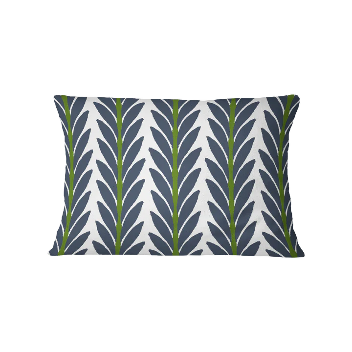 Laura Park - 14x20 Outdoor Pillow - Frond Indigo