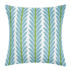 Frond French Blue 22x22 Pillow