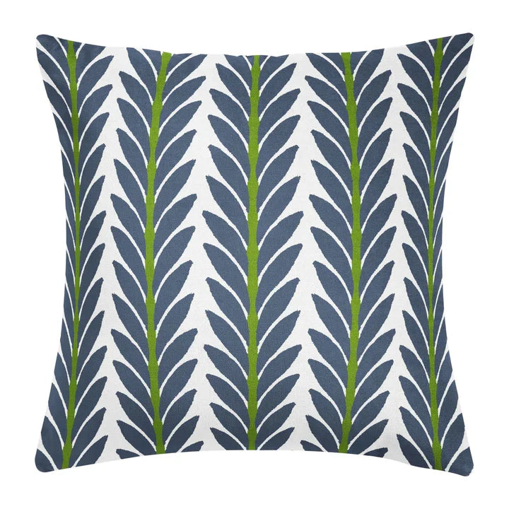 Frond Indigo 22x22 Pillow