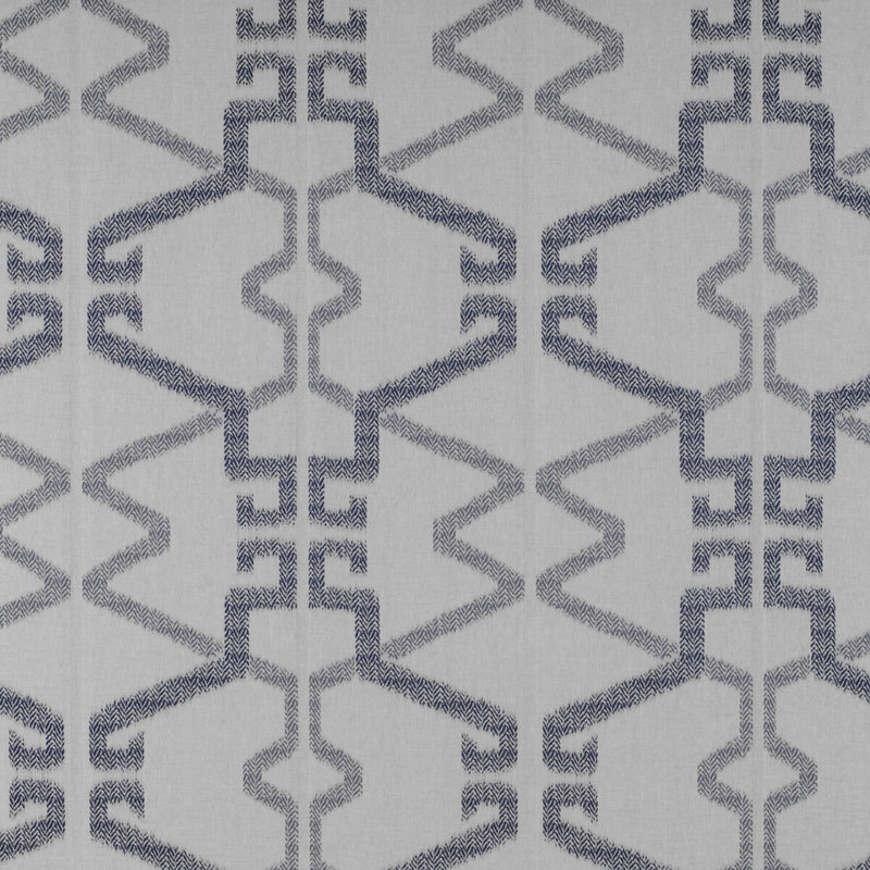 GASTON Y DANIELA - CAPRERA- AZUL/GRIS - Fabric by the Yard AZUL/GRIS