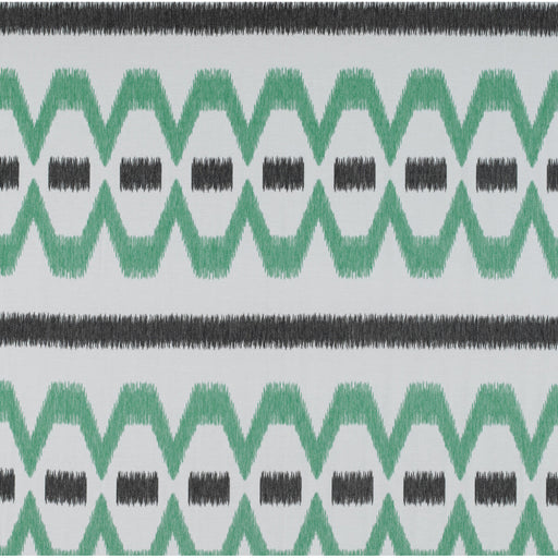 GASTON Y DANIELA - LAMPEDUSA- ONYX/VERDE MENTA - Fabric by the Yard ONYX/VERDE MENTA